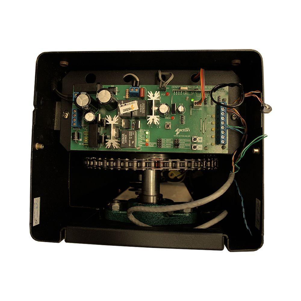 Cancela Automática Para Estacionamentos Modelo Slim V2 5,00m Com Kit Led Acton Cinza - 3