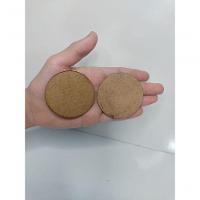100 Bolacha Aplique Mdf Cru 5cm Base-suporte - 7