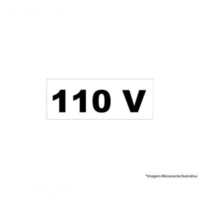 Placa Sinal.Pvc 03,5X1,5Cm 110V 16Pcs Ref2473