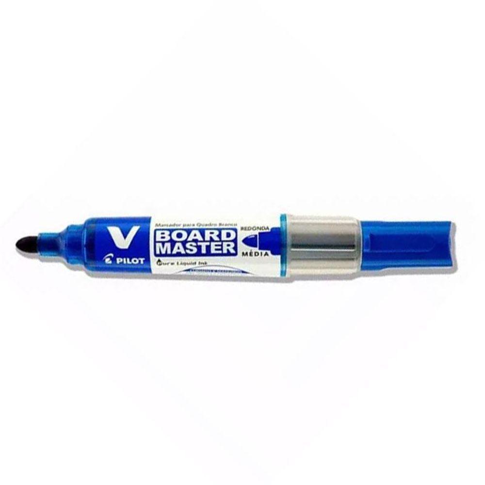 Pincel Para Quadro Branco Recarregável Board Master Azul 6 Unidades - Pilot - 3