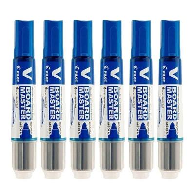 Pincel Para Quadro Branco Recarregável Board Master Azul 6 Unidades - Pilot