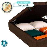 Cama Box Baú Casal Marrom Nature 138x188 - 5