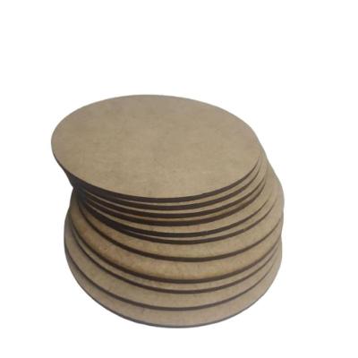 Kit Com 100 Bolachas ø5cm E 05cm - Mdf Cru -círculos