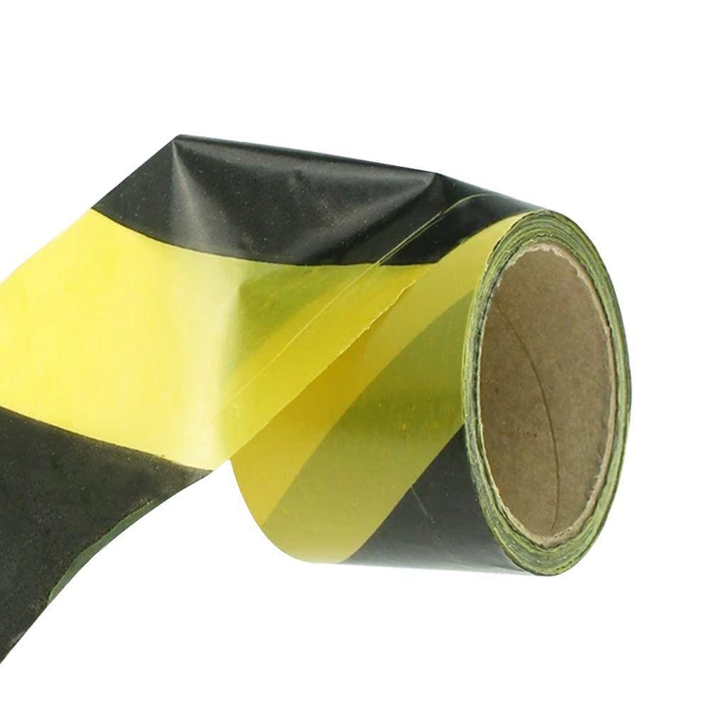 Fita Sinalizaçao Zebrada 200 Metros Segurança Isolamento Demarcaçao Area Isolada Proteçao Isolamento - 2