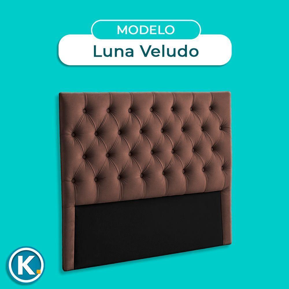 Cabeceira Estofada King Luna Nature Veludo Cafe 193x136 - 5
