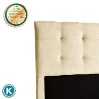 Cabeceira Estofada Queen Alice Nature Veludo Perola 158x136 - 5