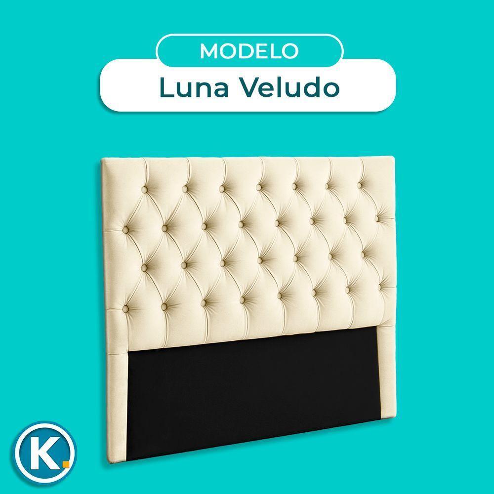 Cabeceira Estofada King Luna Nature Veludo Perola 193x136 - 5