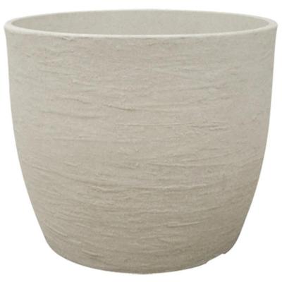 Vaso Europa Redondo 33.5x28cm Cimento - Jverc33 - Japi Vaso Europa Redondo 33,5x28 Cor Cimento Jverc33