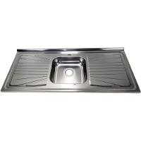 Pia De Cozinha Inox Cuba Central Com Furo Para Torneira 120 X 52cm - Fabpia01040102 - Fabrinox - 1