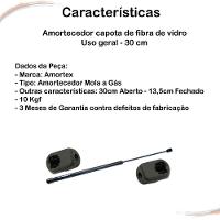 Amortecedor Capota De Fibra De Vidro Uso Geral - 30 Cm [f103] - 5
