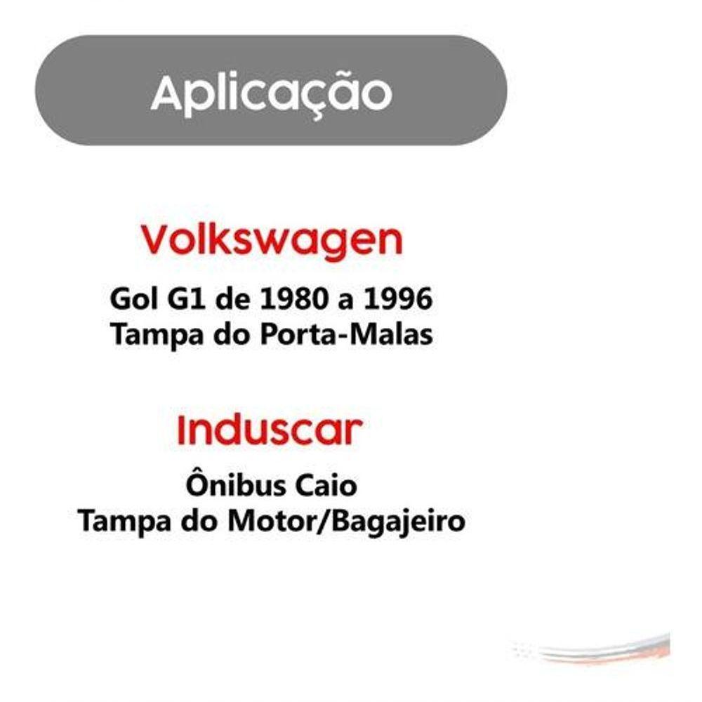 Amortecedor Mola Gás Tampa Tras 2 Molas Gol Gts G1 80 A 96 [f103] - 4