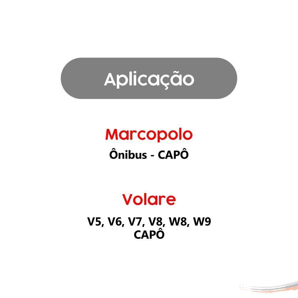 Amortecedor Mola Gás Capô ônibus Marcopolo Volare [f103] - 4