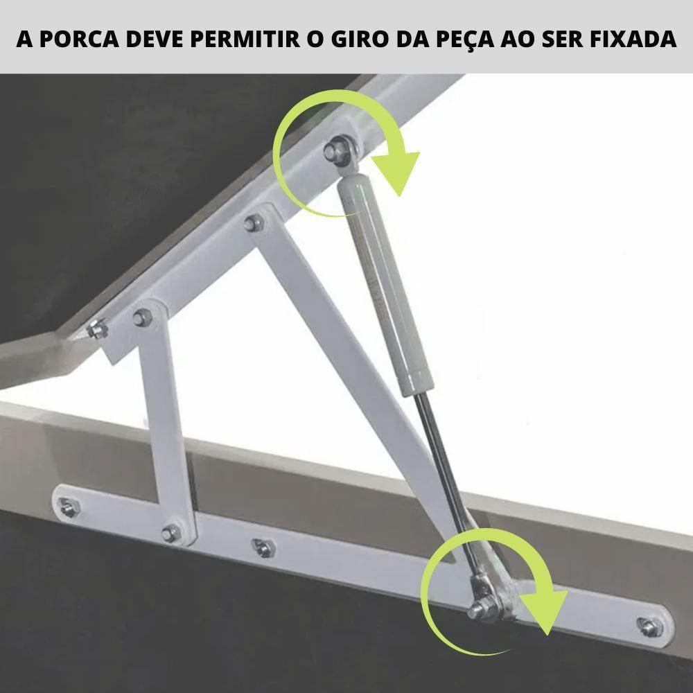 Amortecedor Pistão Mola Gás P- Cama Box Baú Casal 784n-80kgf [f103] - 5
