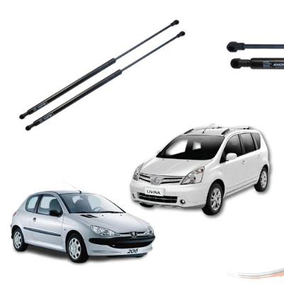 Par Amortecedores Tampa Porta-malas Livina Peugeot 206