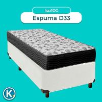 Colchão Solteiro D33 + Box Branco - Iso100 Ortobom - 4