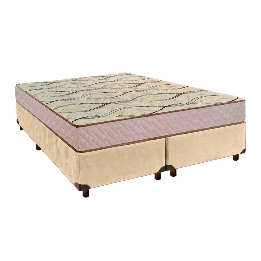 Conjunto Cama Box Blindado Casal + Colchão D33 Maxsono Paropas - 1