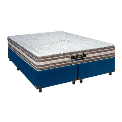 Cama Box Bau + Colchão Casal Molas Ensacadas Legriff Sankonfort