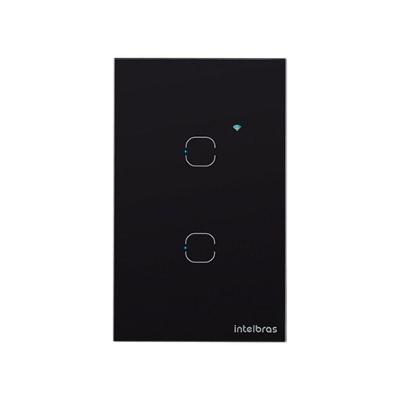 Interruptor Smart Zigbee Touch 2 Preto Ezs 1002 4850048