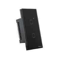 Interruptor Smart Zigbee Touch 2 Preto Ezs 1002 4850048