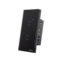 Interruptor Smart Zigbee Touch 2 Preto Ezs 1002 4850048 - 5