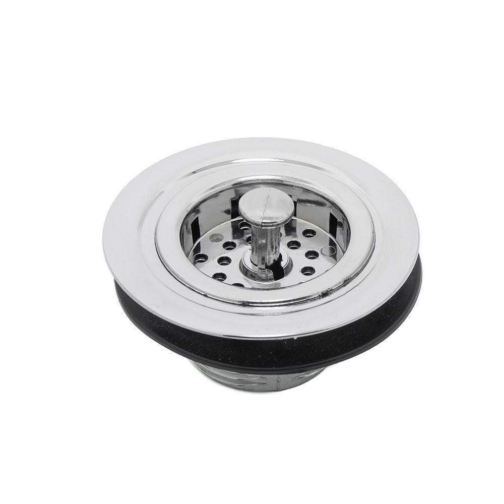 Torneira Pia Cozinha Misturador Mesa + Valvula Americana + 2 Engates Malha De Aço 40cm Cromado - 3