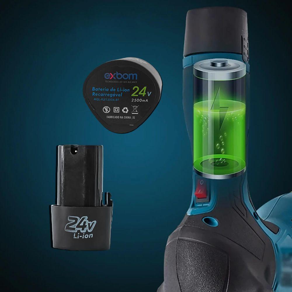 Lixadeira Politriz Automotiva Com Acessorios 24v Recarregavel Maquina De Polir Carros Profissional - 4
