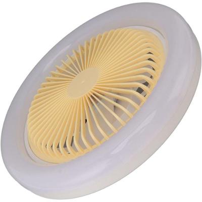 Lampada Ventilador Teto Led Controle Remoto E27 Ajustável Cor Da Luz Fraca Media E Forte 110v-220v