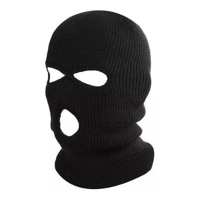 Touca Ninja Balaclava 3 Furos Motoqueiro Preto