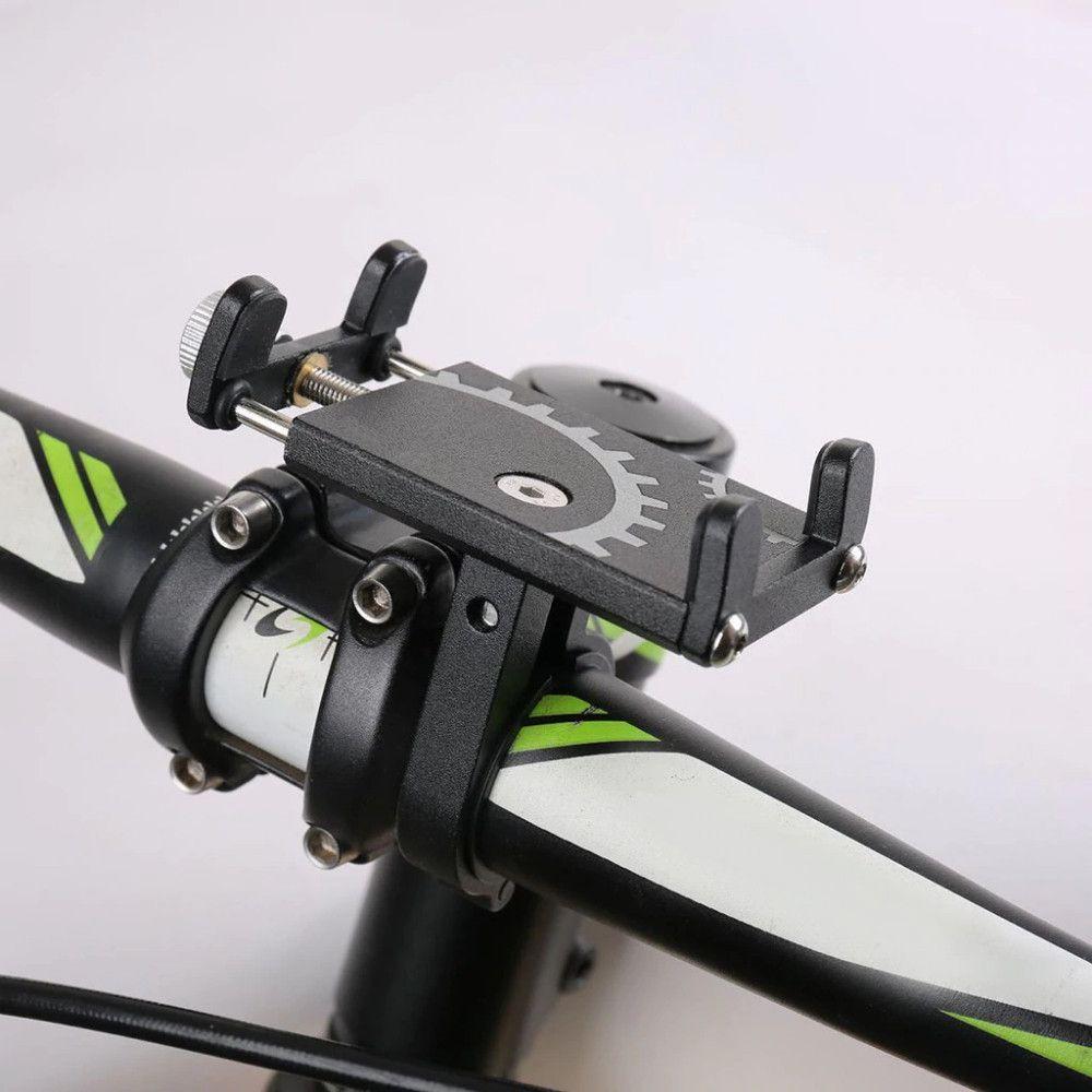 Suporte Para Celular Gps Bike Bicicleta E Moto Em Aluminio - 5