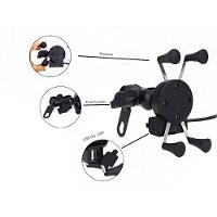 Suporte Celular Moto Sem Carregador Universal Garra X - 5