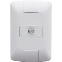 Conjunto 4x2 Com 1 Tomada Tv-sat Aria Branco - 57241017 - Tramontina - 1