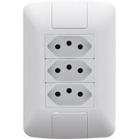 Conjunto Com 3 Tomada 2p+t 20 Amperes - 250 Volts Aria - 57241079 - Tramontina - 1