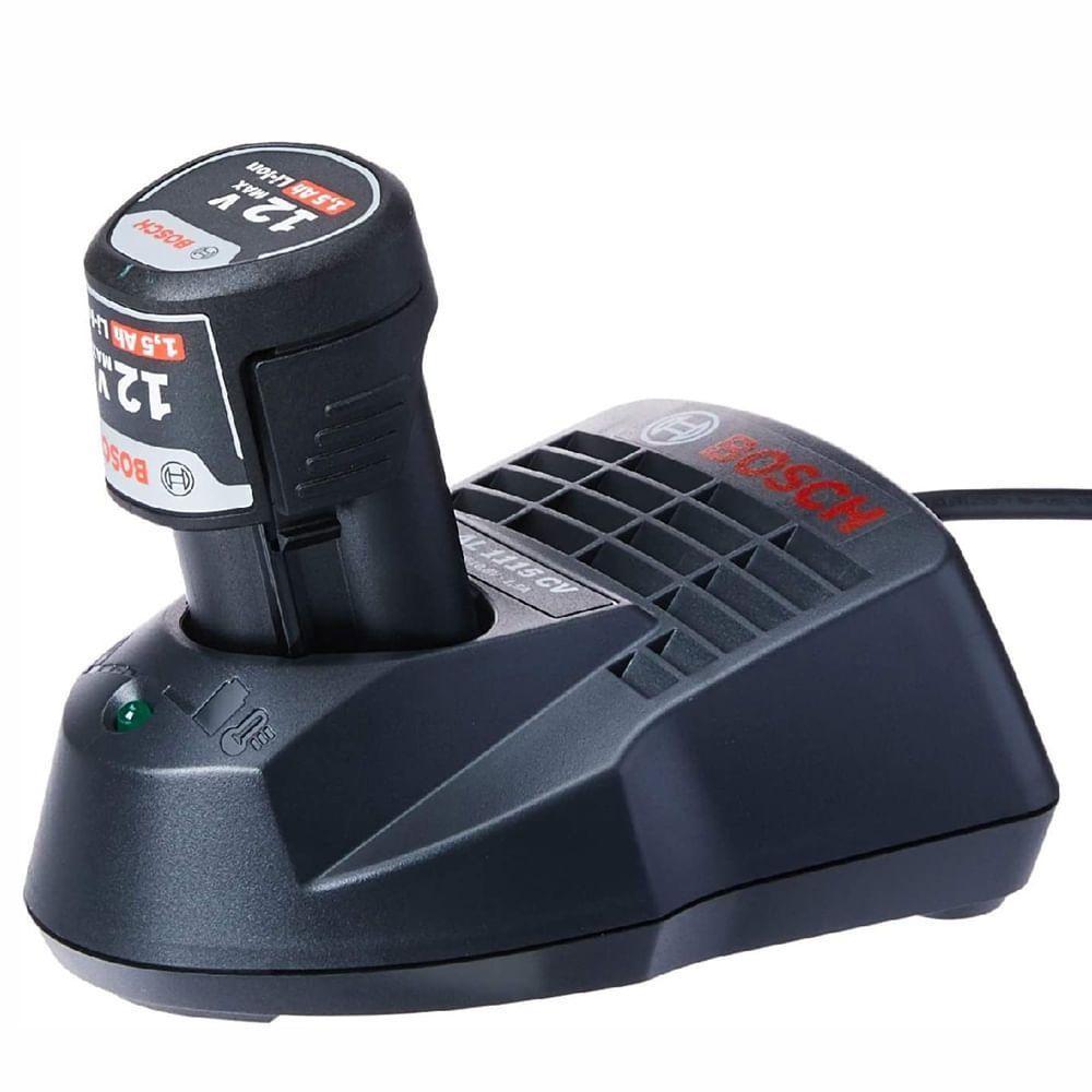 Parafusadeira Furadeira A Bateria 12 Volts Gsr 120-li Com Carregador - 06019g80e1000 - Bosch - 3