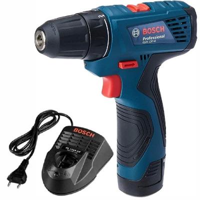 Parafusadeira Furadeira A Bateria 12 Volts Gsr 120-li Com Carregador - 06019g80e1000 - Bosch
