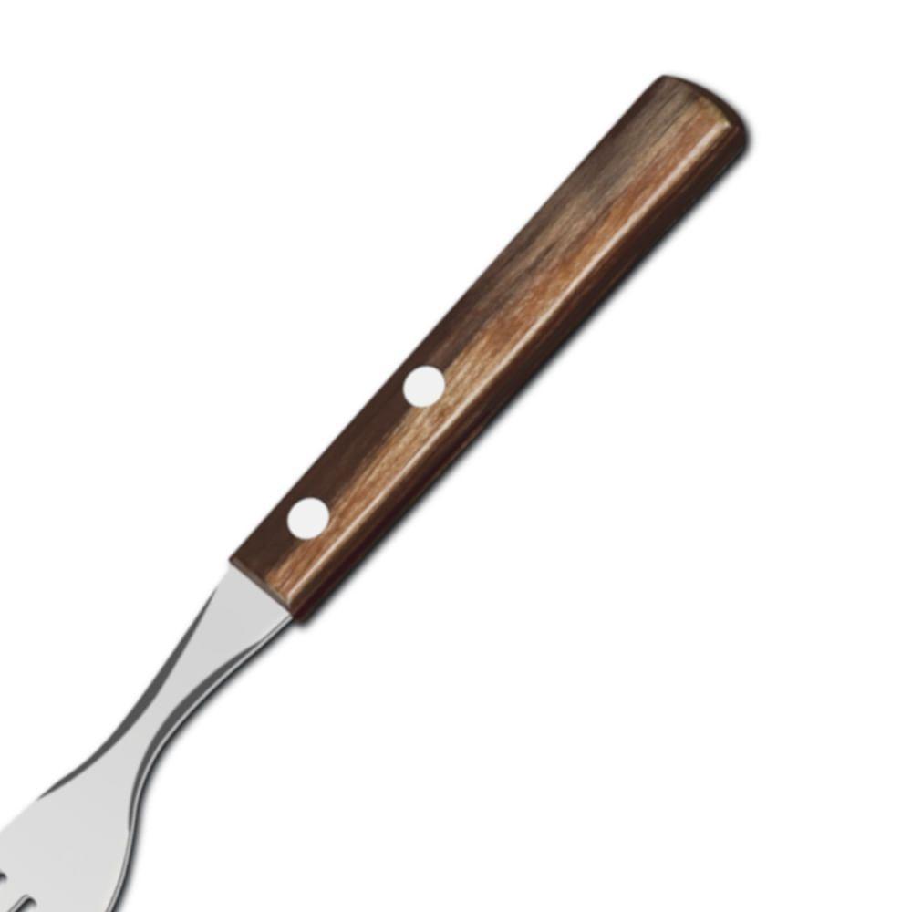 Garfo De Mesa Em Inox Polywood Castanho - 21102490 - Tramontina - 3