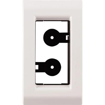 Placa Para Móvel 1 Posto Liz Branca - 57106032 - Tramontina Placa Para Movel 1 Posto Liz Branca Tramontina