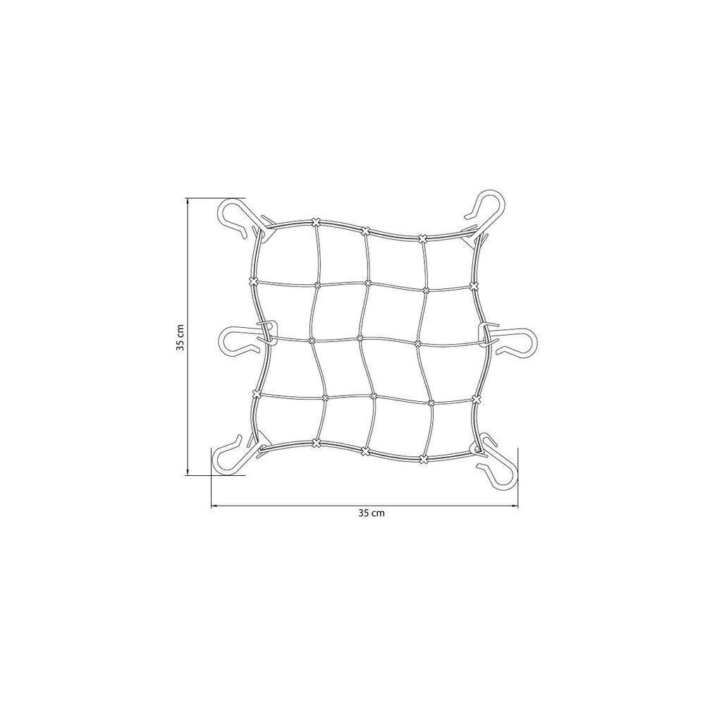 Rede Elastica Tramontina Para Motos Com 6 Ganchos - 4