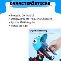 Suporte Celular Gps Moto Bike Anti Reflexo Capacete Motoboy - 2