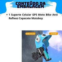 Suporte Celular Gps Moto Bike Anti Reflexo Capacete Motoboy