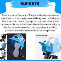 Suporte Celular Gps Moto Bike Anti Reflexo Capacete Motoboy - 6