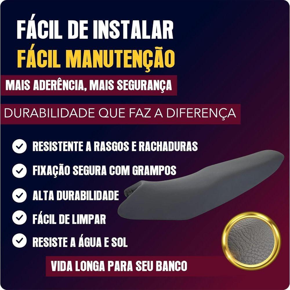 Capa Banco Emborrachada Moto Titan Fan Bros Twister Ybr Xre Cb - 3