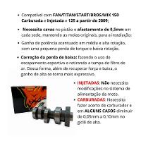 Comando Jet Motos Para Cg 150 (todas) - 125 De 2009 Em Diante - Vigarista Média - Alta - Nível 3 - 2