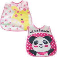 Kit 2 Babador Encanto Para Bebê 45x28cm Panda-girafinha - 1