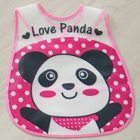 Kit 2 Babador Encanto Para Bebê 45x28cm Panda-girafinha