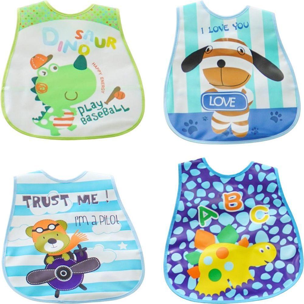 Kit 2 Babador Encanto Para Bebê 45x28cm Dino-urso - 6