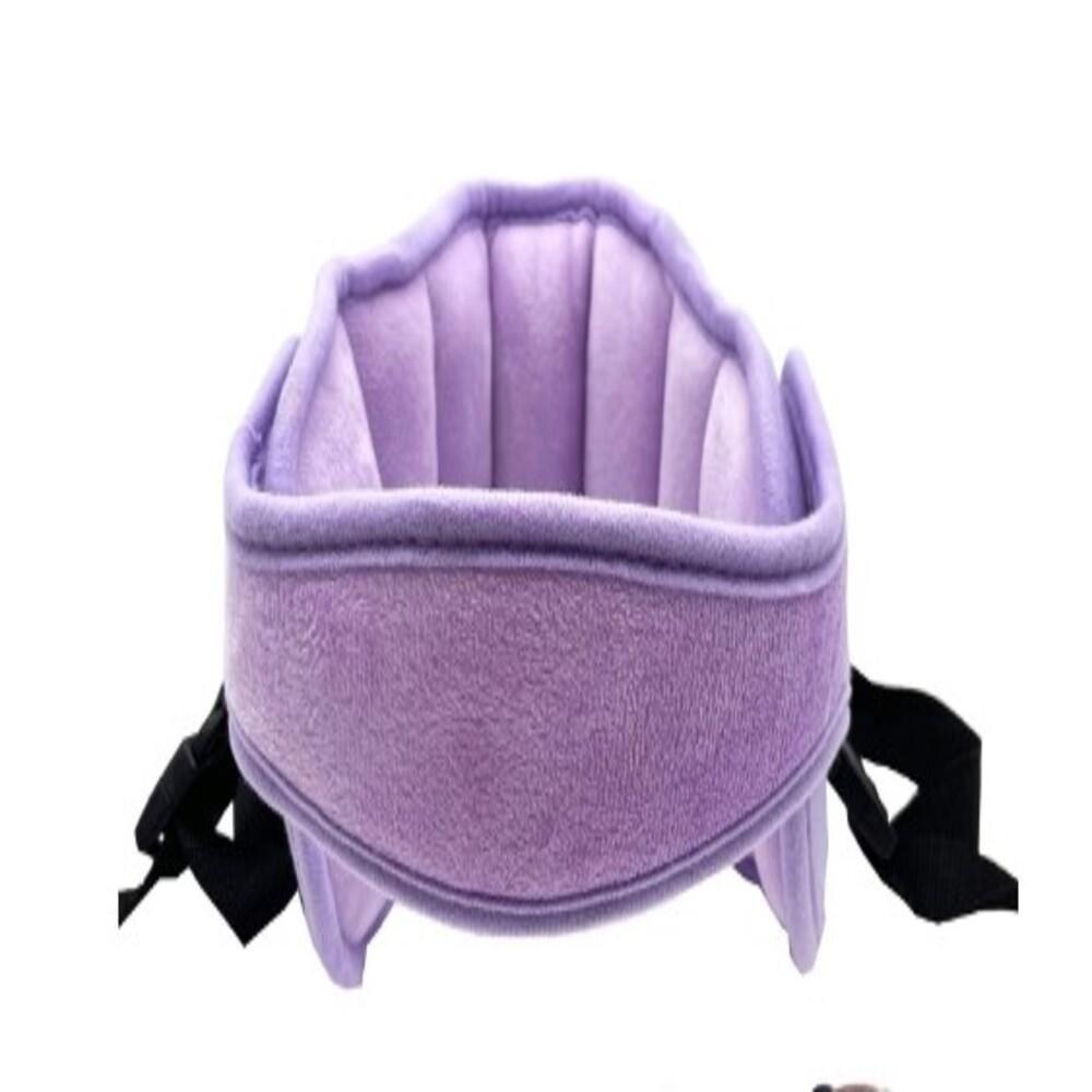 Apoio Suporte Cabeça Faixa Ajustável Almofada Alívio Pescoço Assento Carro Viagem Infantil Proteção Bebê Azul - 7