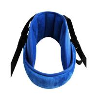 Apoio Suporte Cabeça Faixa Ajustável Almofada Alívio Pescoço Assento Carro Viagem Infantil Proteção Bebê Azul - 1