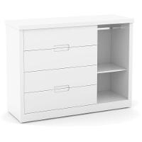 Quarto De Bebe 2 Portas Tutto New Branco Acetinado Com Capitonê New Boucle - Matic - 2