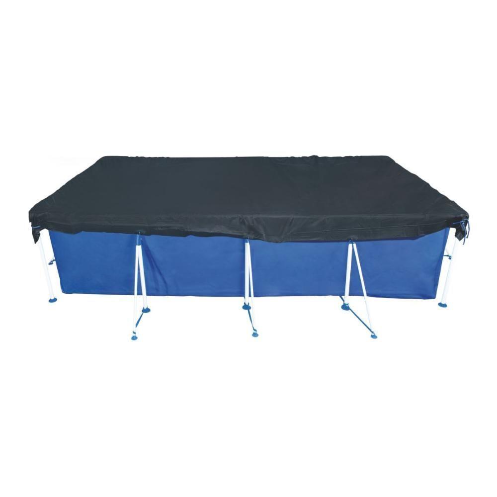 Piscina Retangular 6200 Litros Estruturada Premium Com Capa Mor - 3