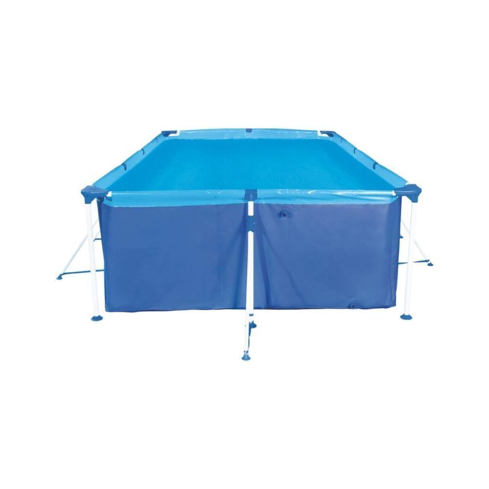 Piscina Retangular 6200 Litros Estruturada Premium Com Capa Mor - 5